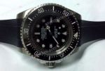 Sports Rolex Deepsea 44mm Replica Watch and Black rubber watchband 